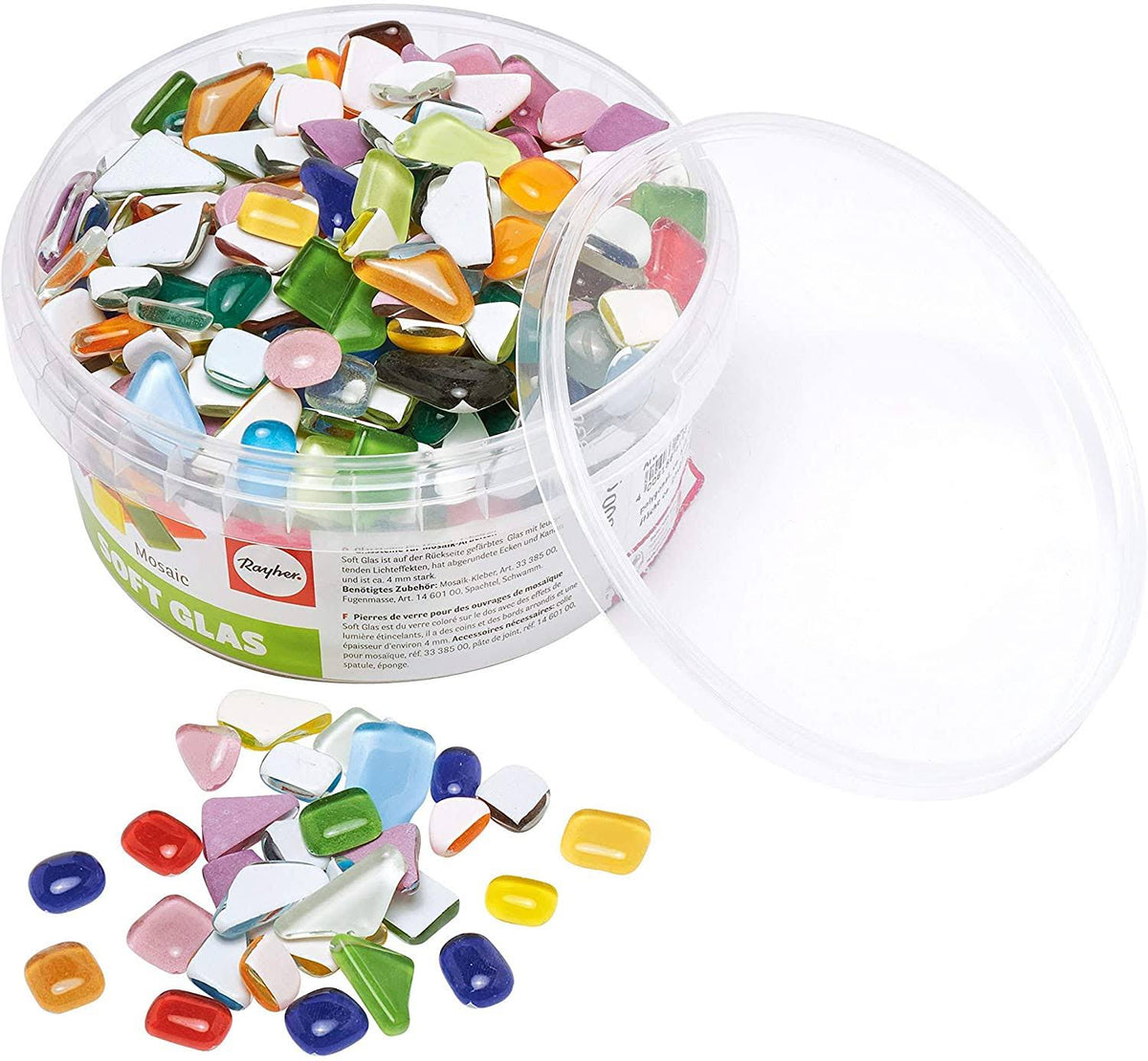 500 G Soft Glass Mosaic Tiles T4357