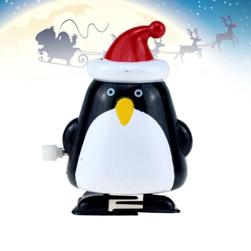 Christmas Clockwork Toy Penguin Wind Up Toys U7604