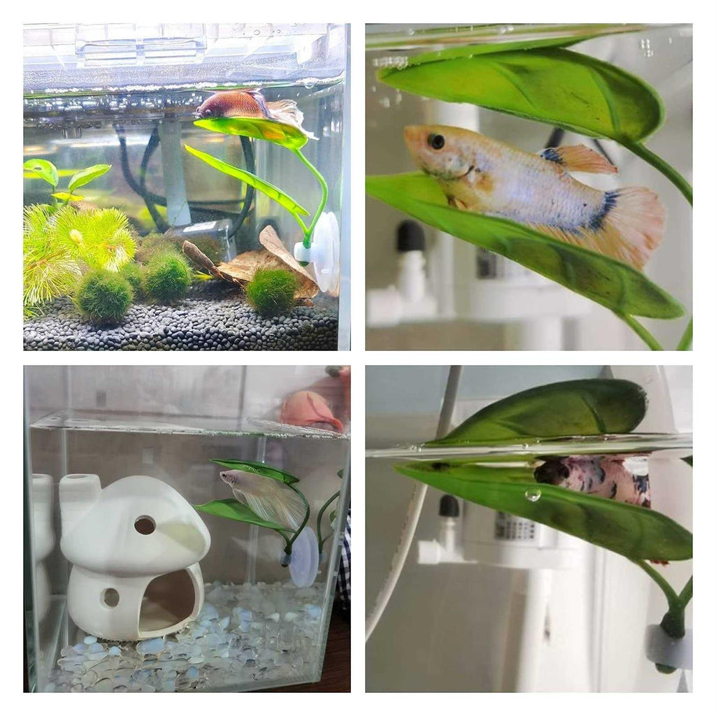 Betta Fish Leaf Pad Plastic Suction Cup S3271