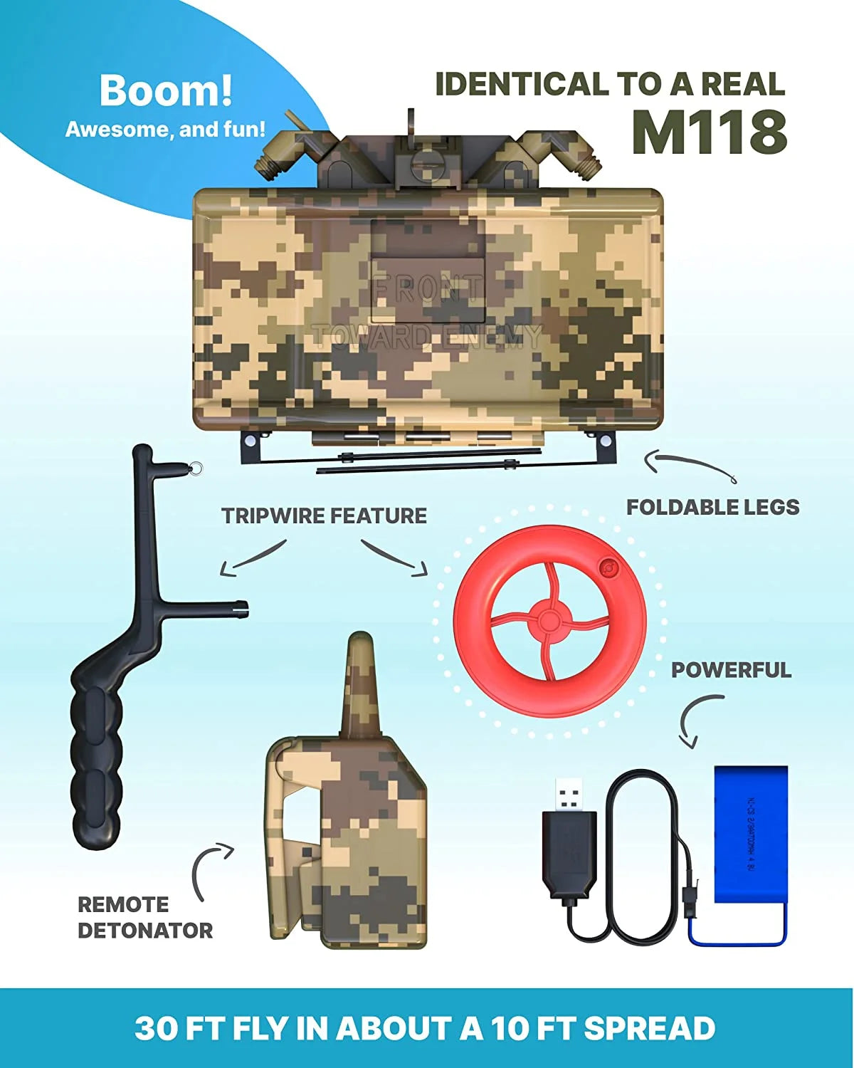 Brown Plastic Claymore Toy, 1 Pack E4049