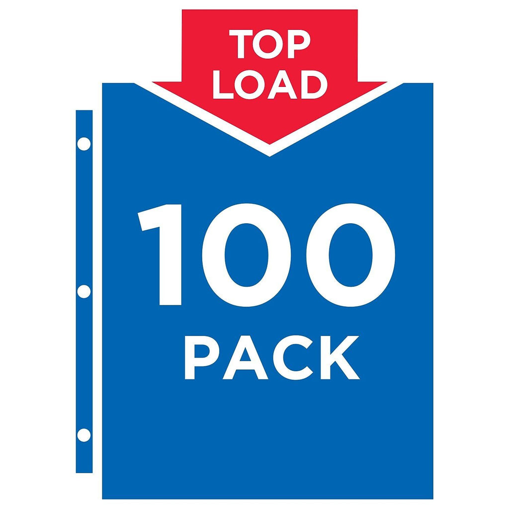 Heavy Gauge Clear Poly Sheet Protectors 100/Box U882