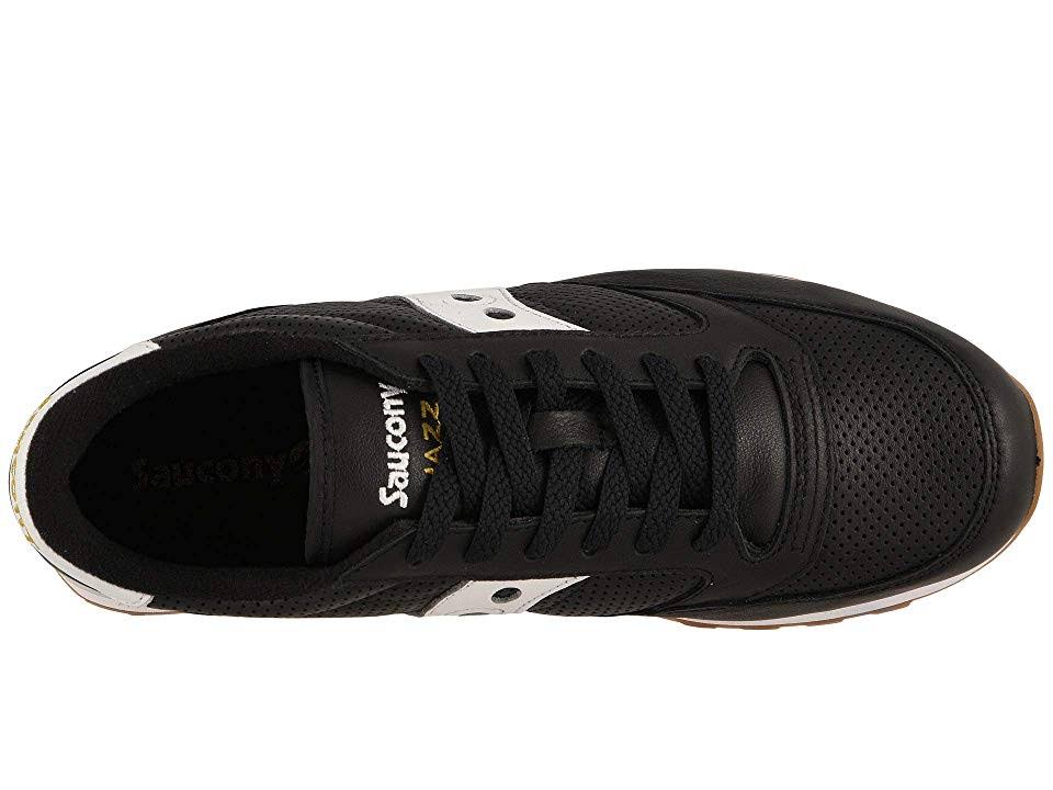 Leather Black White Jazz Original Shoes T8869