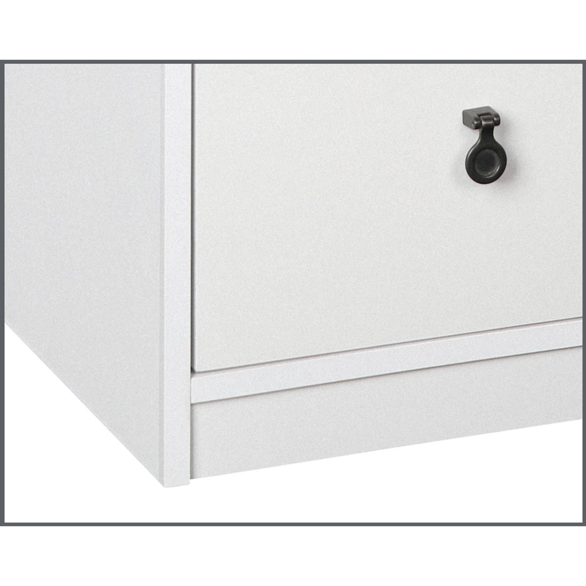 White Gray Oak 3-Drawer Filing Cabinet T543439