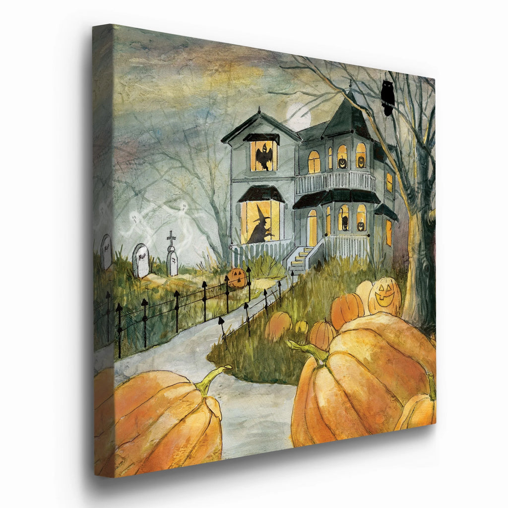 Haunted Patch Gallery Wrapped Canvas 10x10 Y140