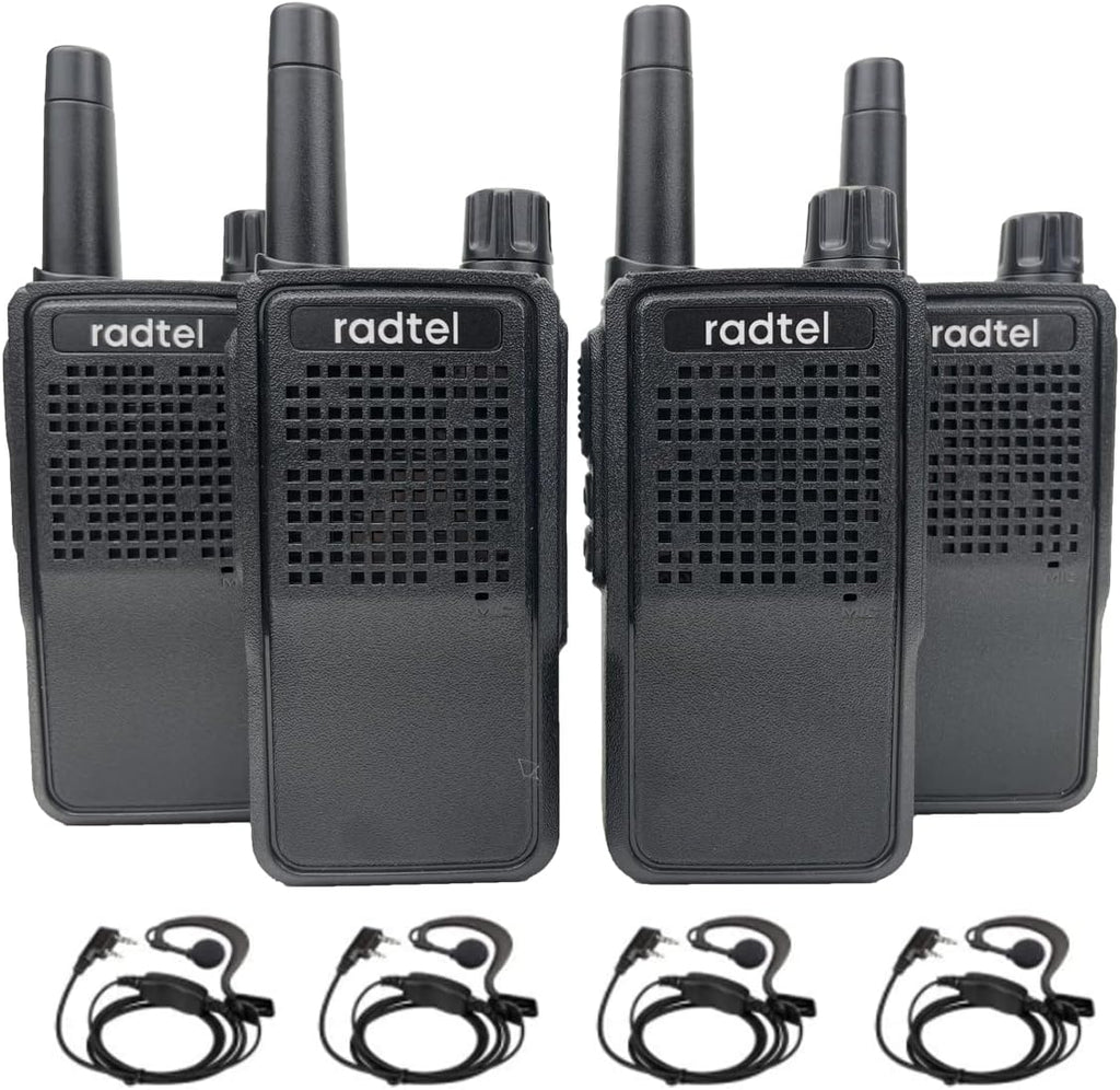 4 Pack Rechargeable Two Way Radio Walkie Talkies X6387