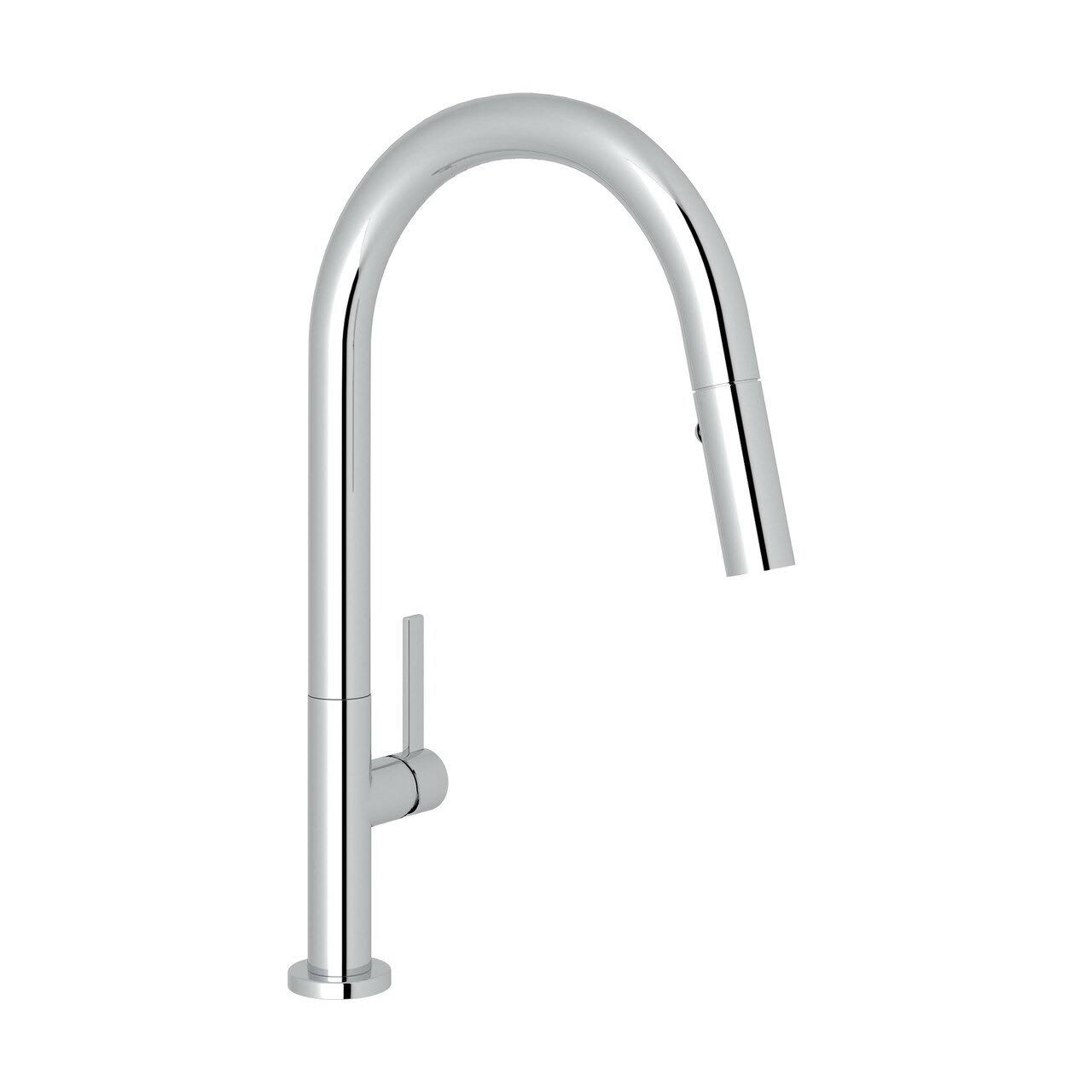 Polished Chrome Pull Down Kitchen Faucet Q294