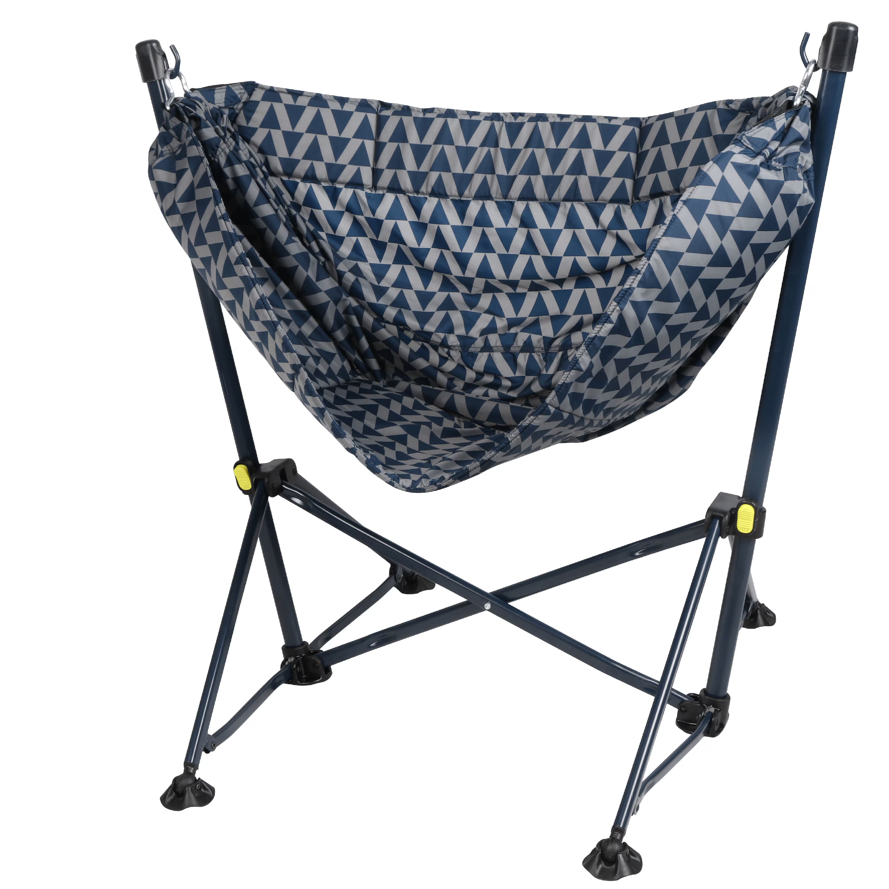 Blue Nylon Portable Hammock Camping Chair G599465