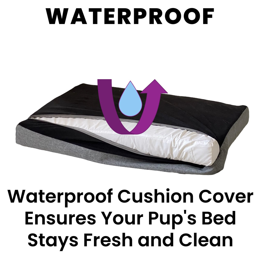 Orthopedic Bed for Dogs, Large, Charcoal T5180