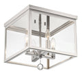 4-Light Ceiling Mount Nickel F49608
