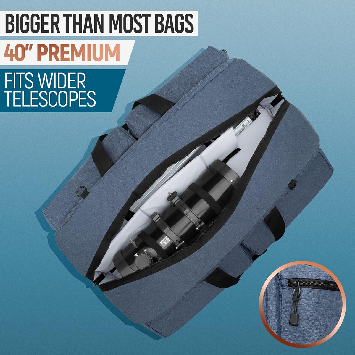 Extra Large Telescope and Tripod Case/Bag - 40” X 12.3” X 12.3” D989