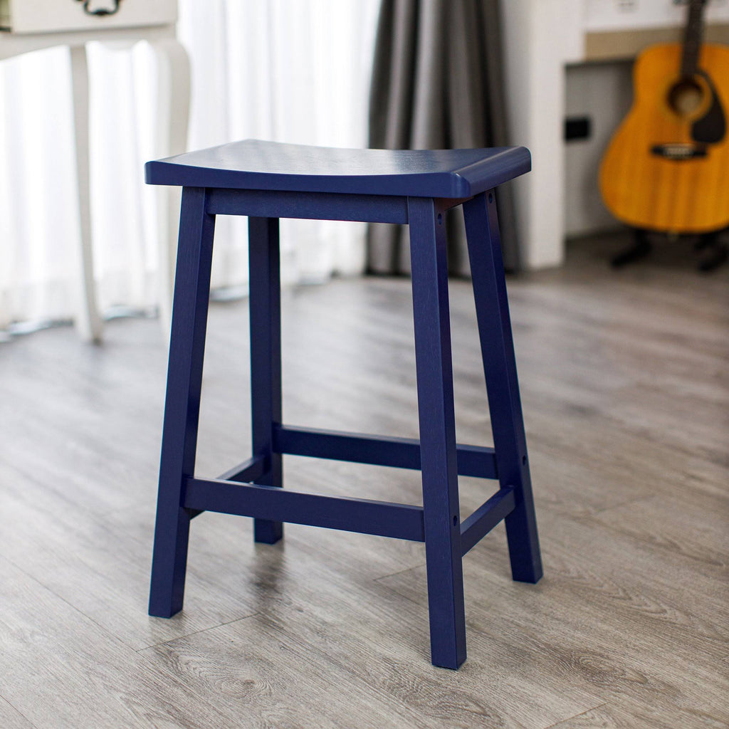 White Saddle Stool R19236