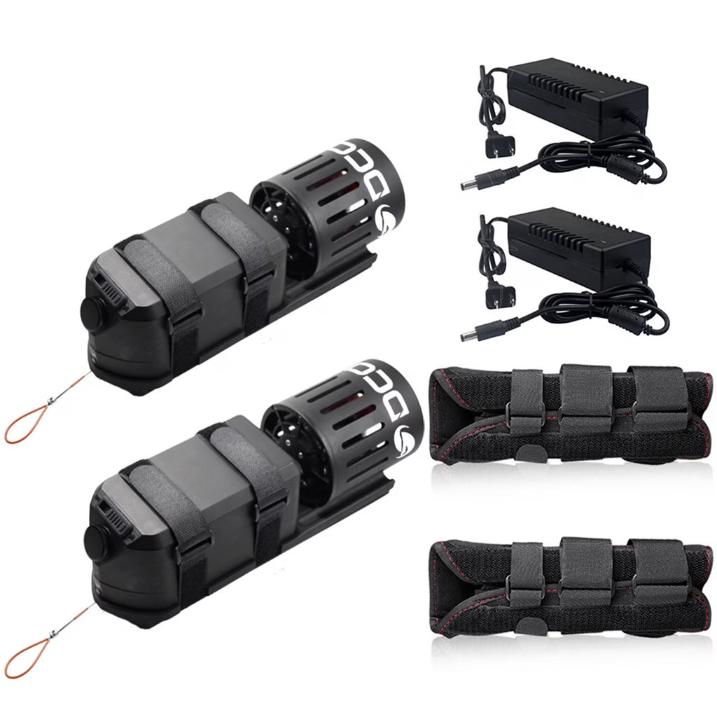 2pcs Electric Underwater Scooters 20M Waterproof T1884