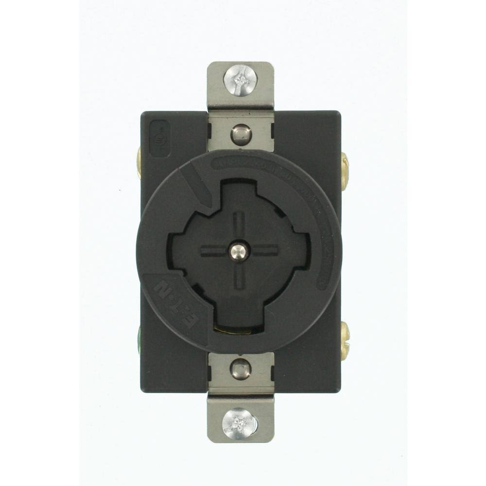 Leviton 20403-L Eb Receptacle Single 3P4W Noncsa 30A 600VAC 20A250VDC N4570