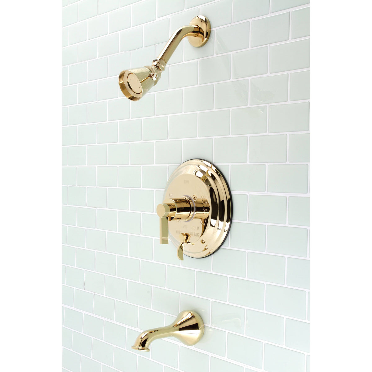 Antique Brass Tub and Shower Faucet V3428
