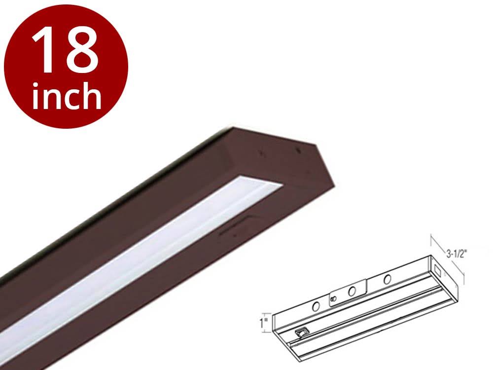 18x22 LED Undercabinet 2700K Bronze X7096