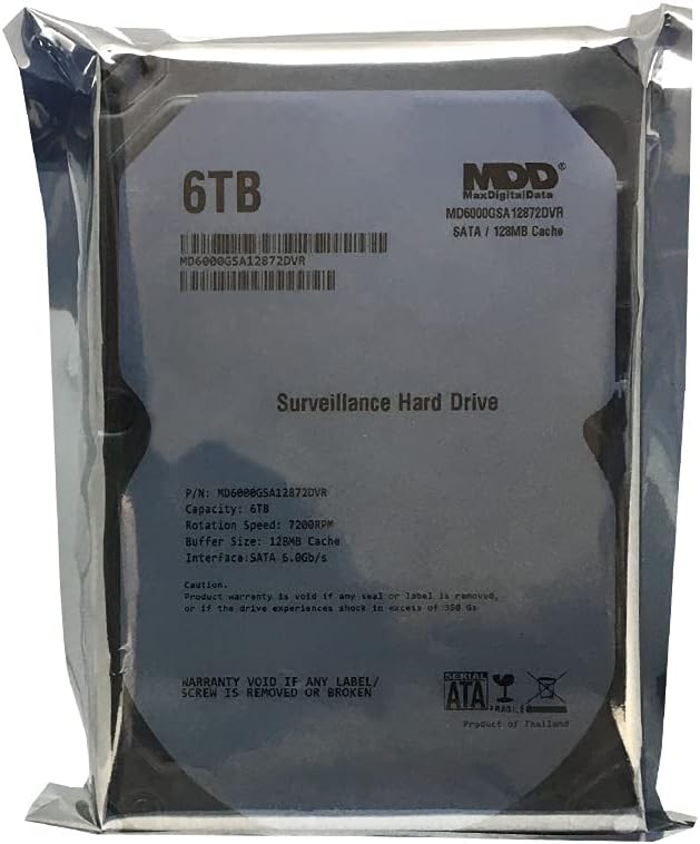 6TB 7200RPM 128MB Cache SATA 3.5 Internal Hard Drive X324