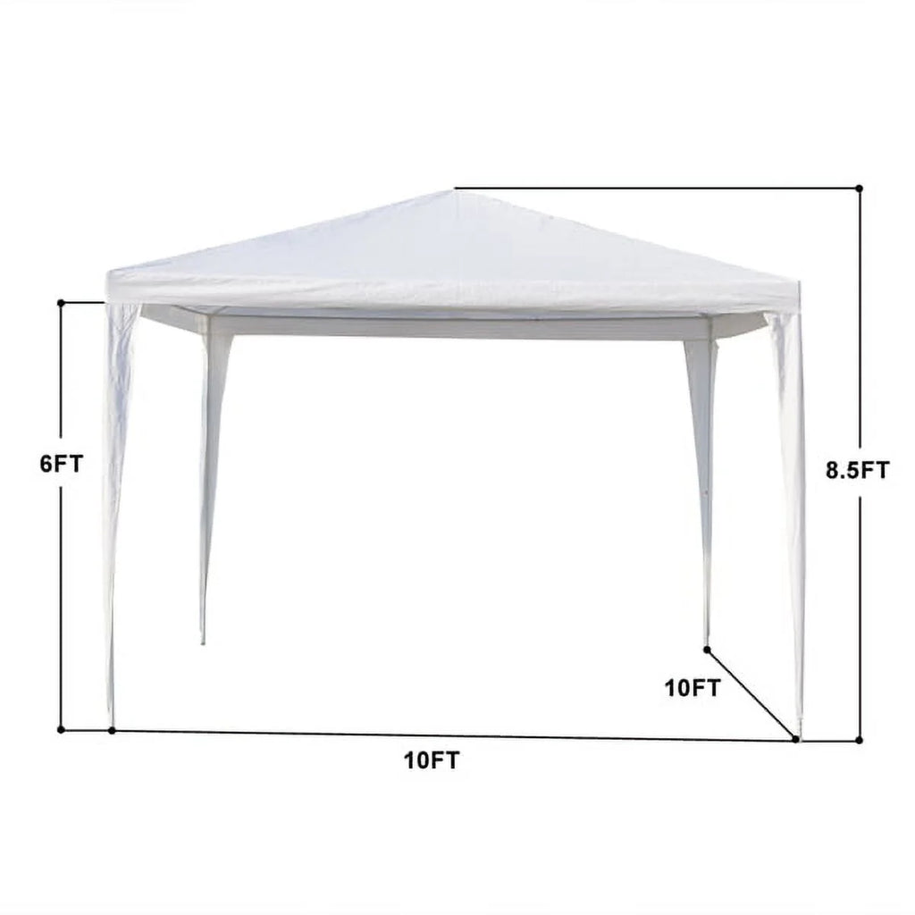 3 x 3m Three Sides Waterproof Tent White G9762