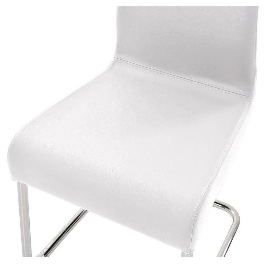 White Leather Dining Chair R942