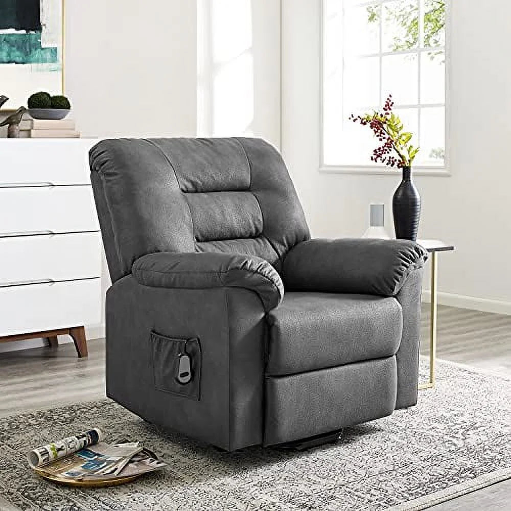 Gray Electric Lift Recliner Chair with Footrest N130143