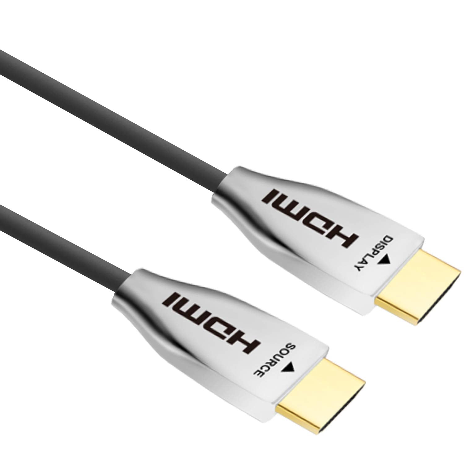 HDMI Ultra Thin Fiber Optic Cable 80ft 4K 60Hz HDMI 2.0b High Speed 18Gbps H374