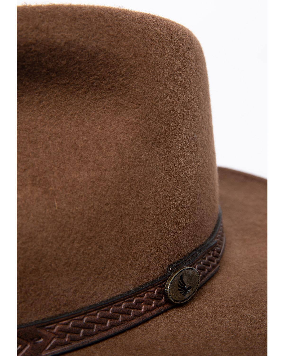 Pecan Felt Hat J7722