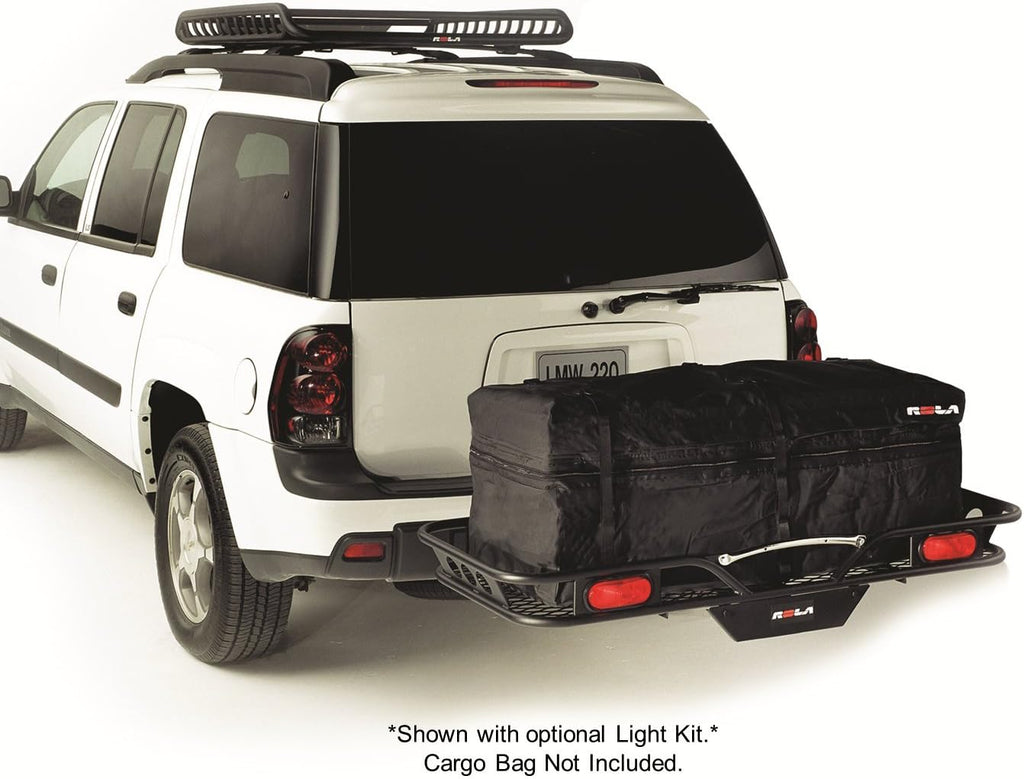 Steel Cargo Carrier Hitch-Mount Basket D178561