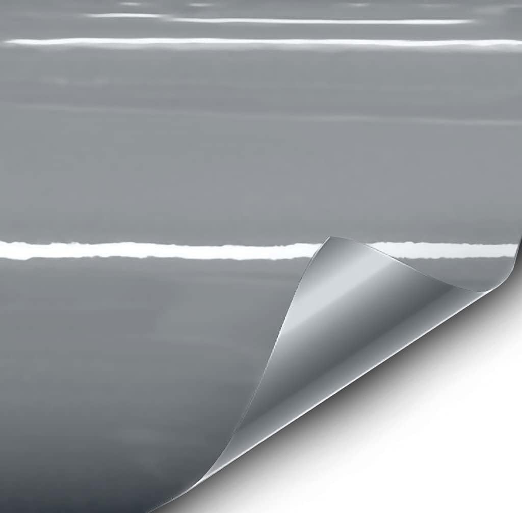 Gloss Elephant Grey Vinyl Car Wrap Film (10ft x 5ft) Pack of 2 O9830