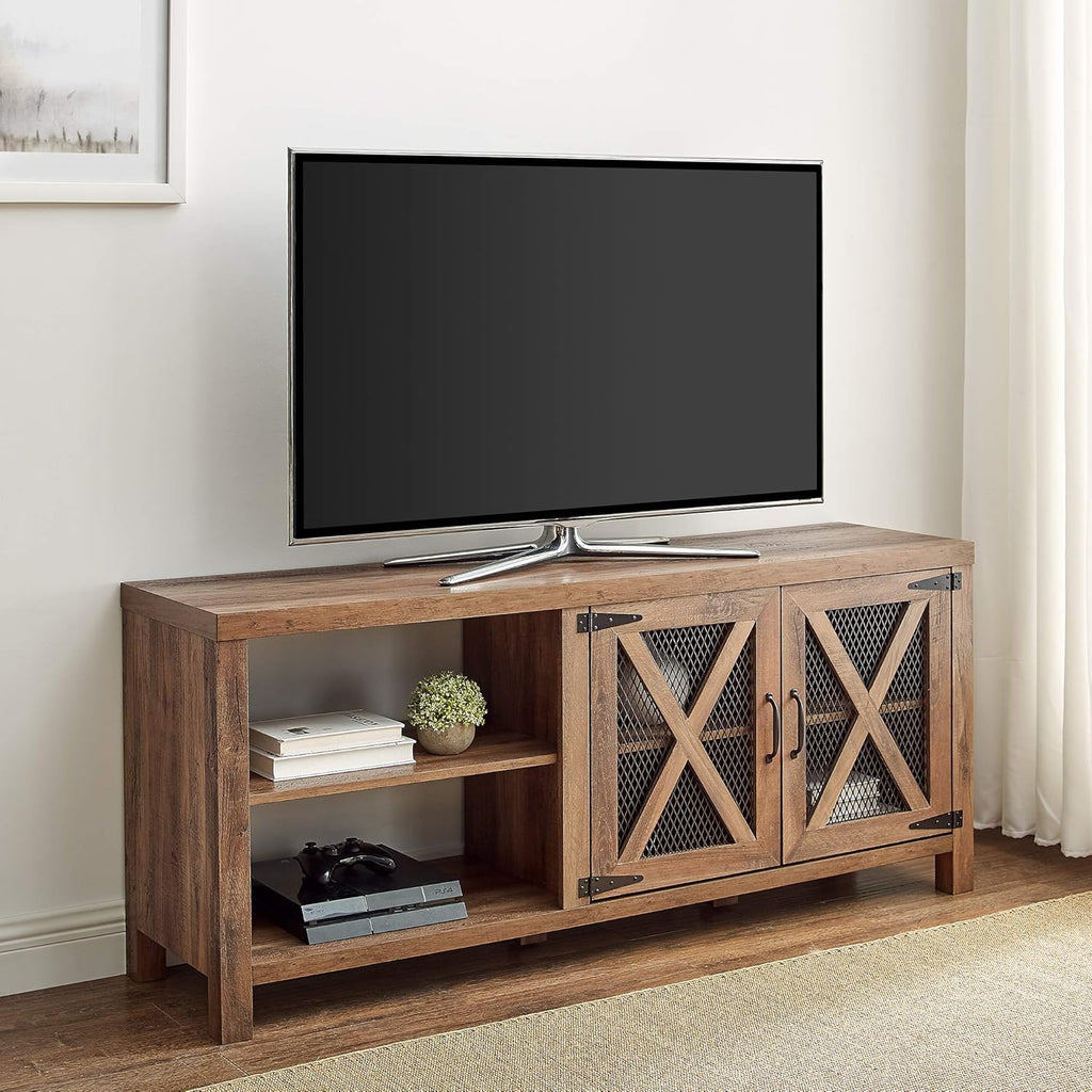 Grey Wash 58 Inch Wood TV Stand G23331