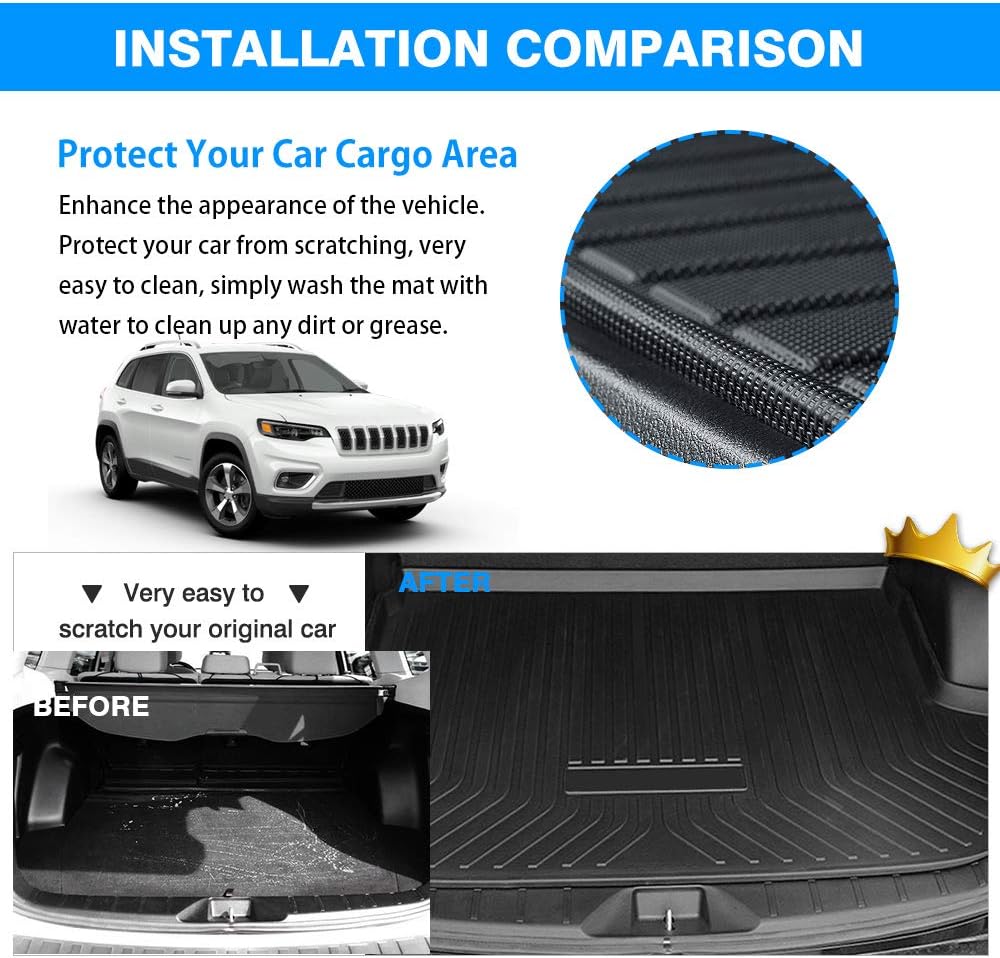 All Weather Waterproof Trunk Floor Mat Pack of 2 P183462