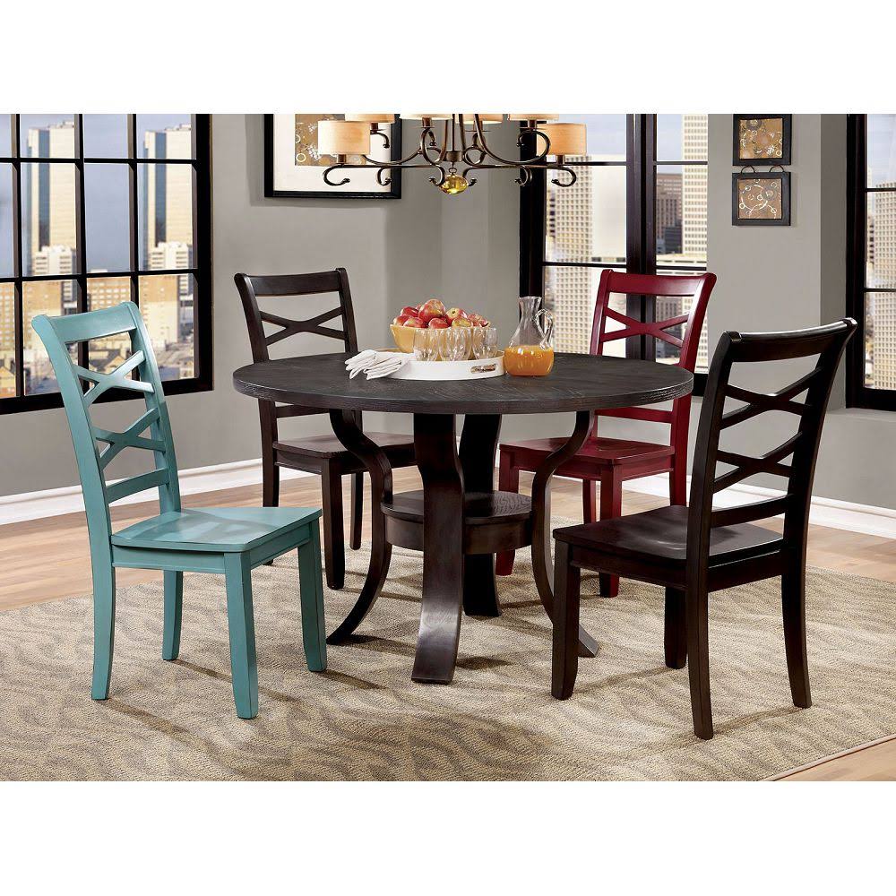 Red & Blue Side Chair Set of 2 A239