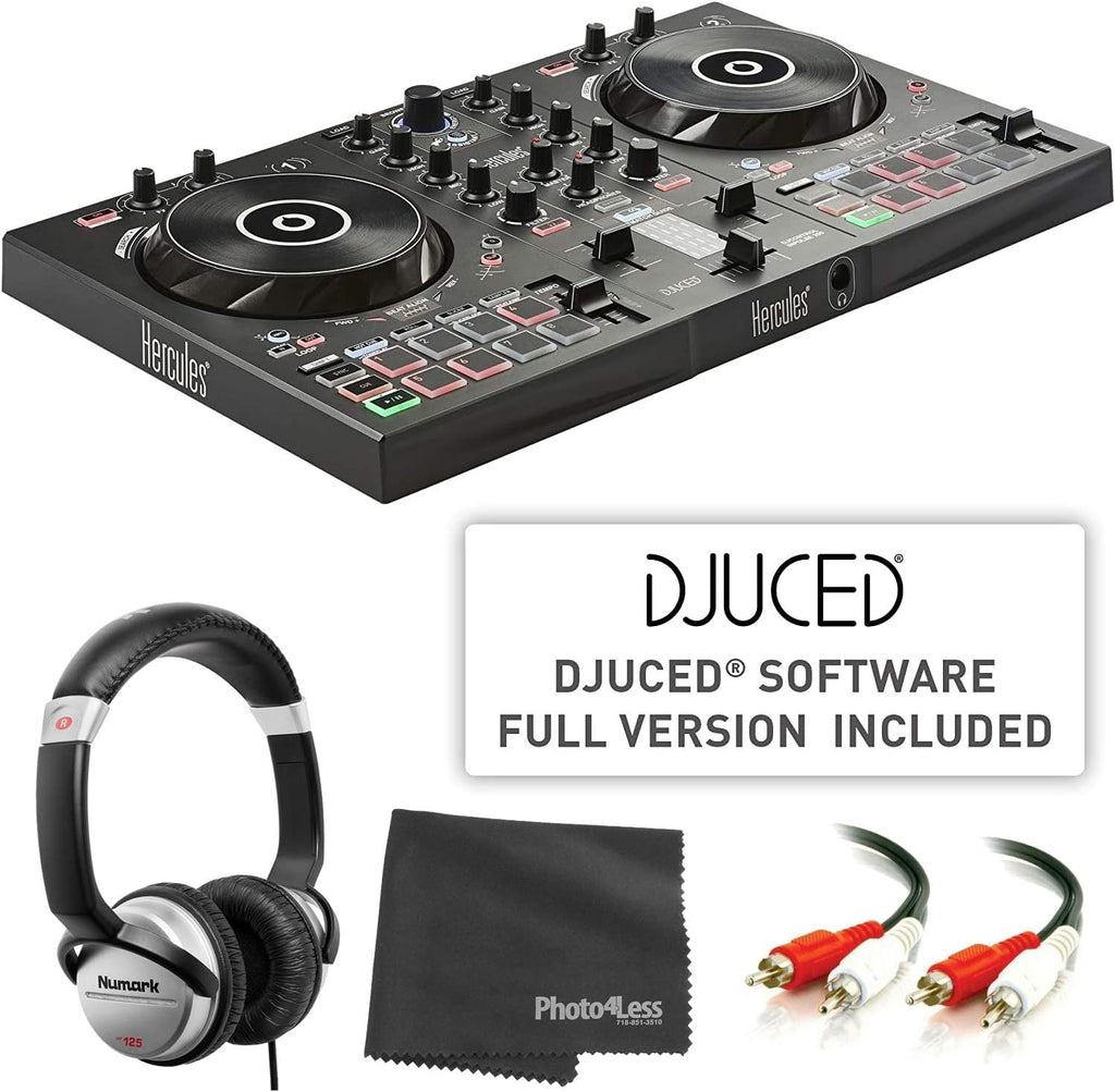 DJ Control Inpulse 300 with Headphones, Stereo Cable, Cleaning Cloth P259