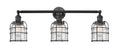 Black 3 Light Bath Vanity Light I258