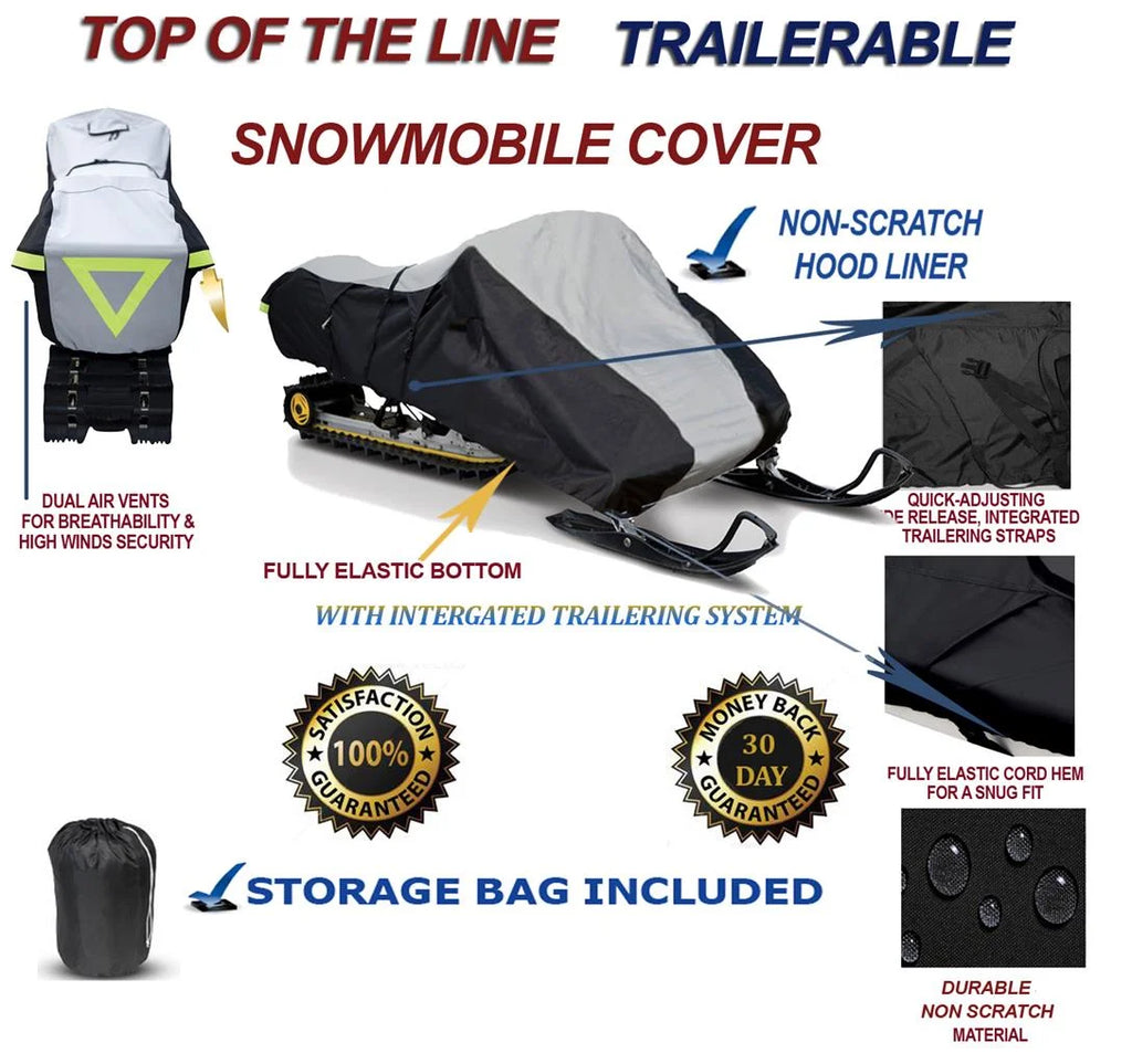 600D Snowmobile Travel and Storage Cover H3147
