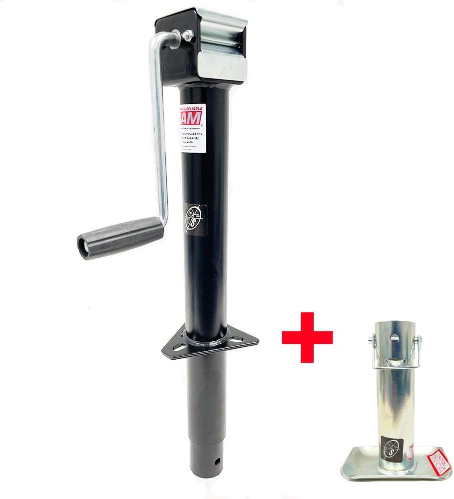 A-Frame Trailer Jack with Zinc Round Tube Foot Plate C7569