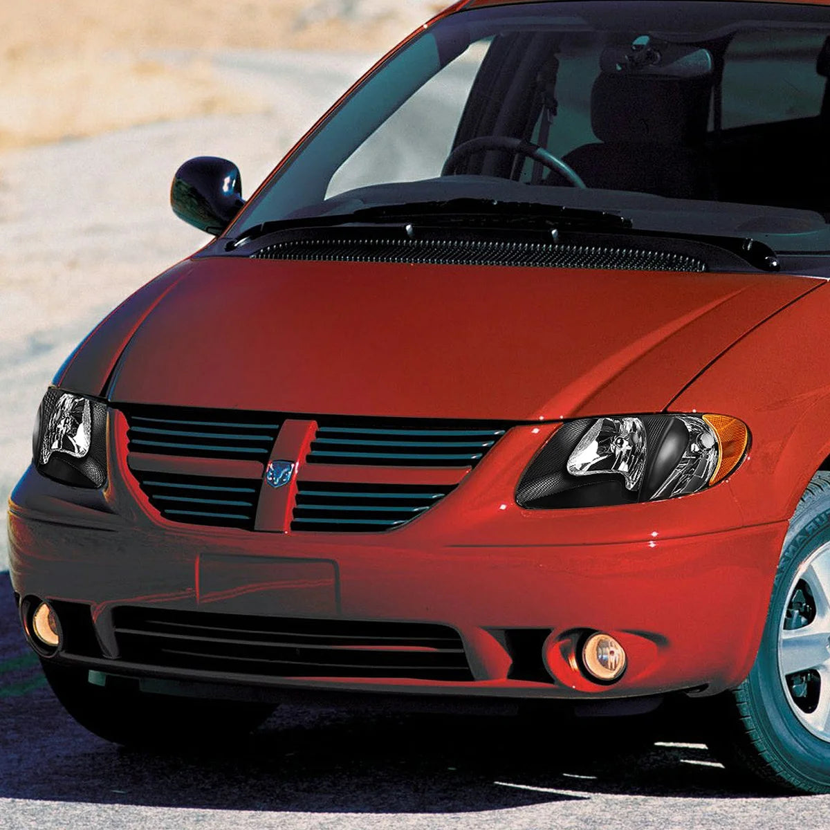 Headlight Lamps Black Amber I708483