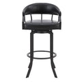 Black Swivel Bar Stool Y148892