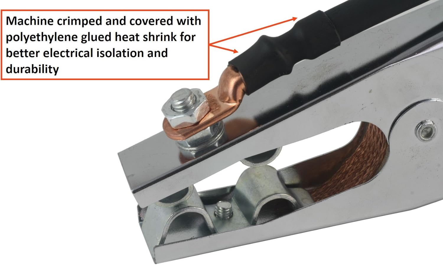 200 Amp Welding Leads Assembly Set with Dinse Connector, #2 AWG Cable, 15 Feet Each Lead J4491