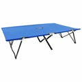 Blue Folding Fabric Steel Frame Camping Cot O570