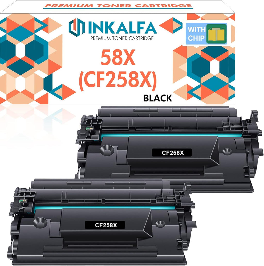 Black No Chip 4-Pack Toner Cartridge M93912