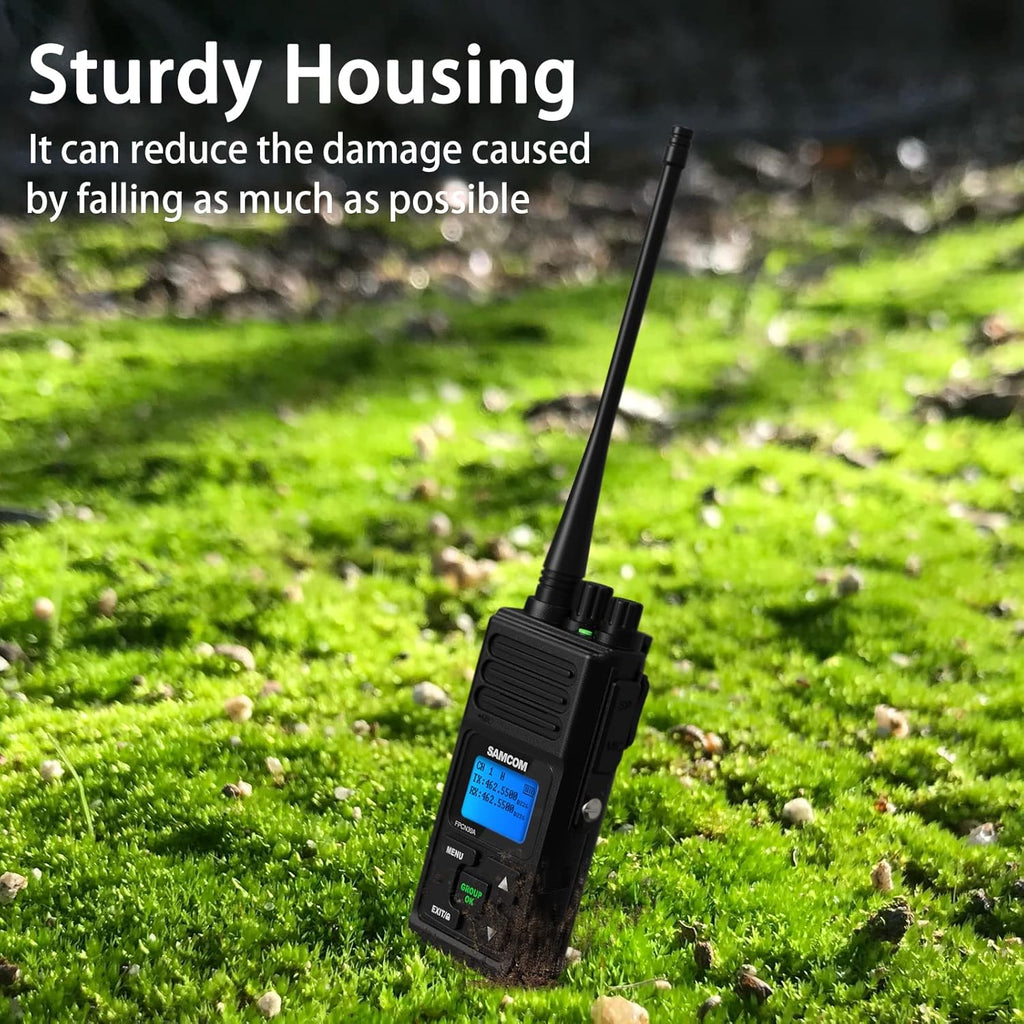 6 Pcs UHF Two Way Radio with Charger Base I12838