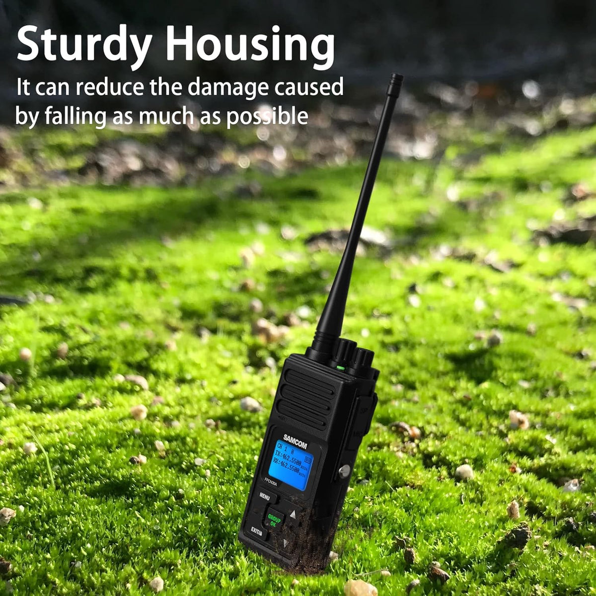 6 Pcs UHF Two Way Radio with Charger Base I12838
