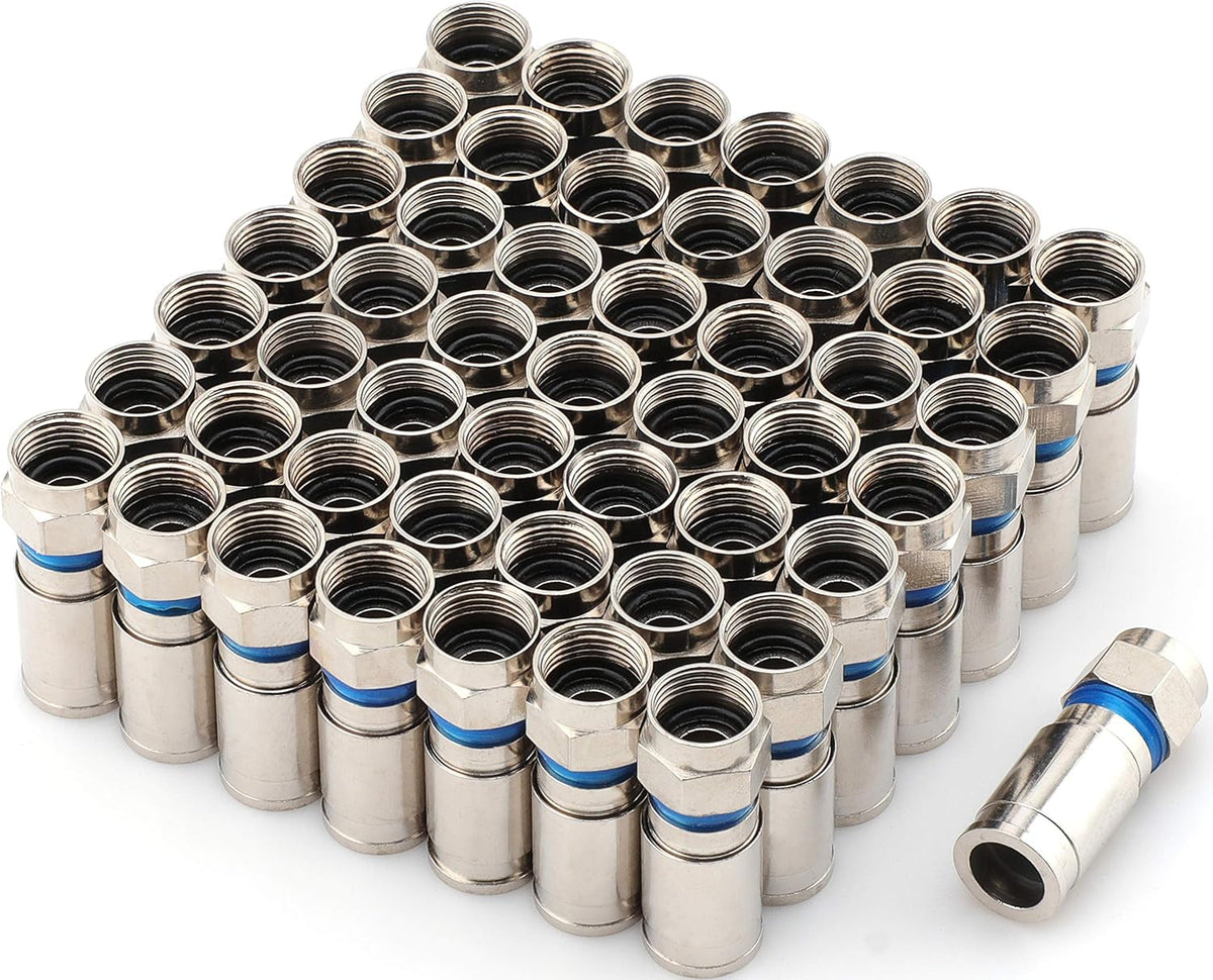 25 Pack RG6 Coax Coaxial Adapter Plug T54096