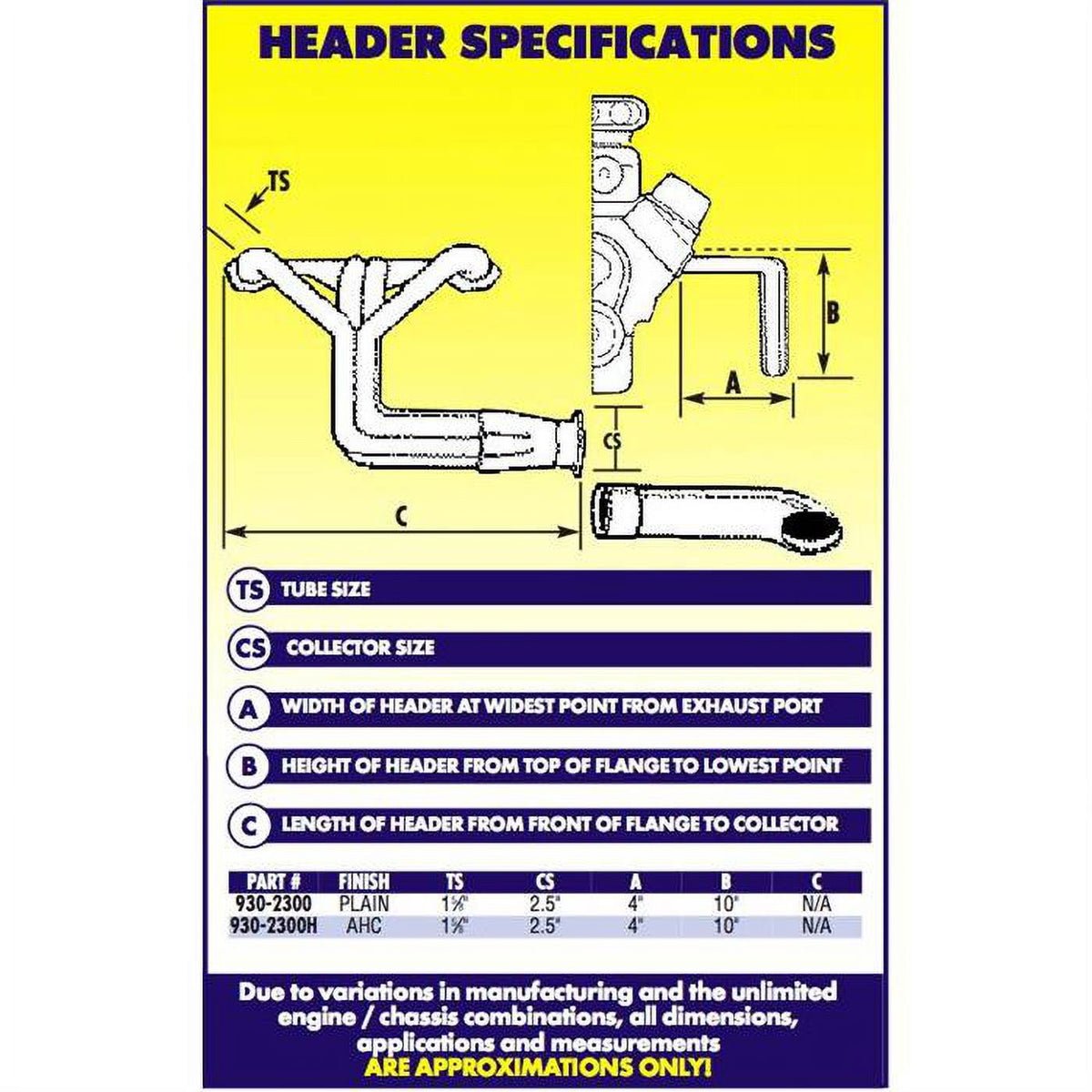 Exhaust Header H8918