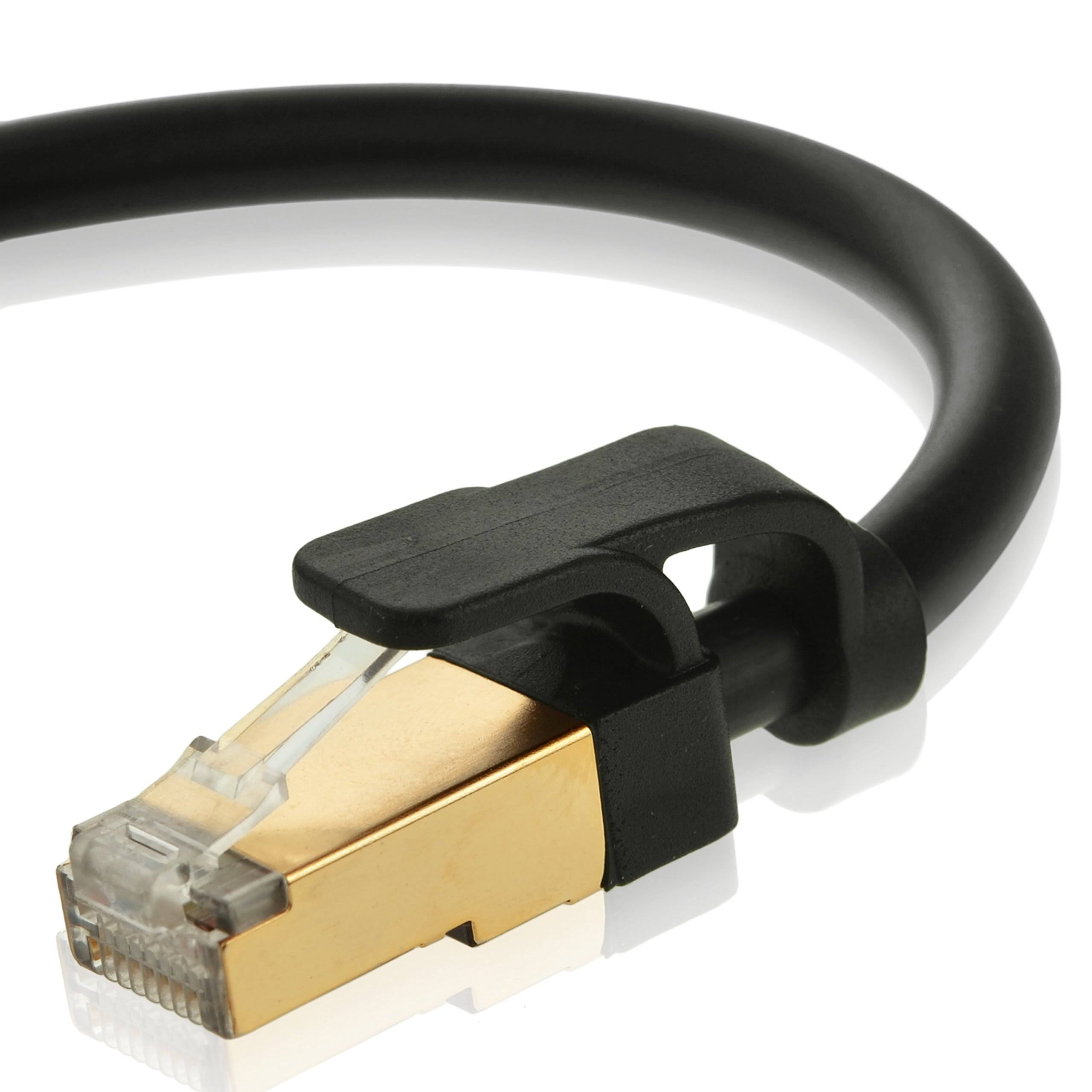 Cat7 Ethernet Patch Cable (100 Feet) Dual-Shielded RJ45 Computer Networking Cord C784238