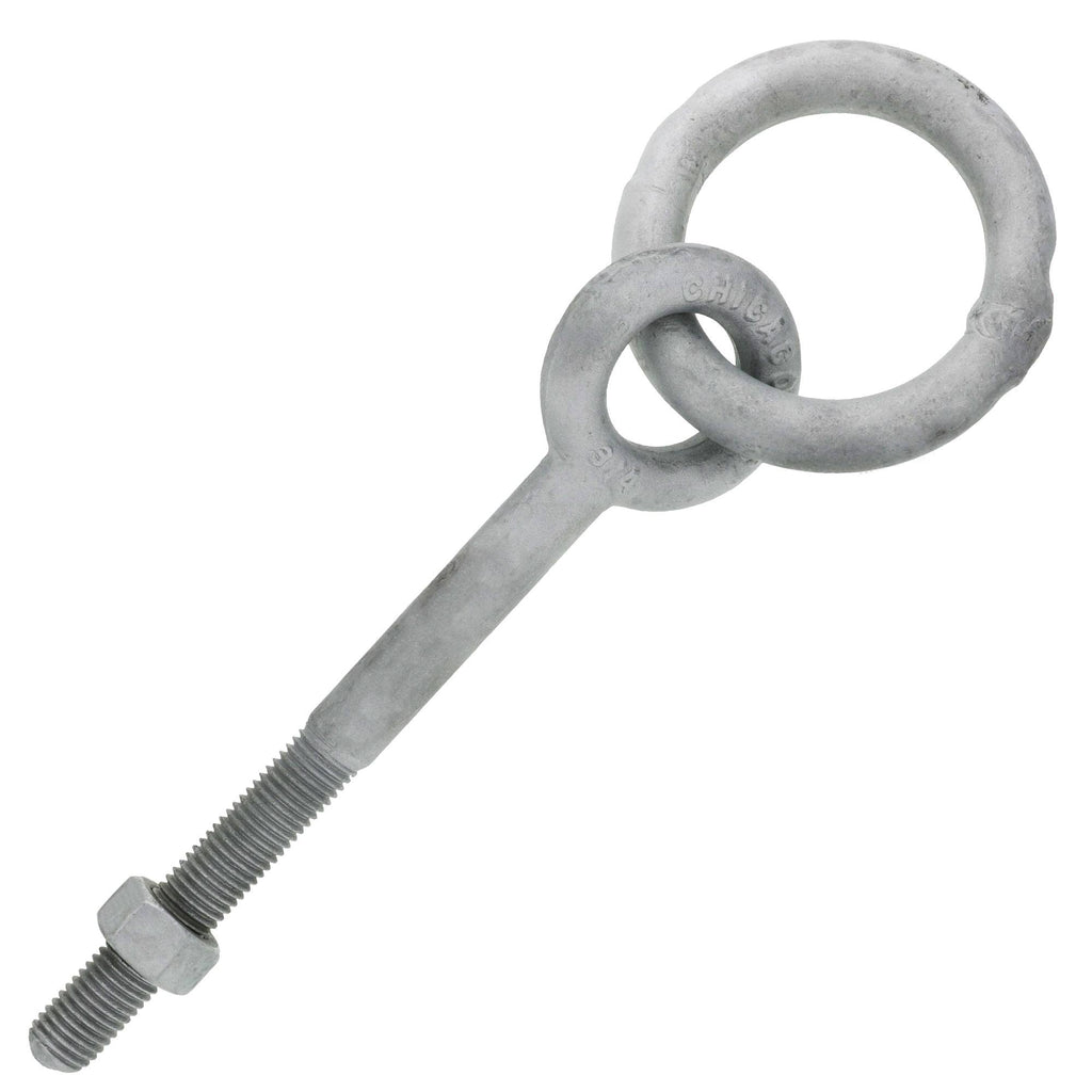 3/4 x 8 Hot Dip Galvanized Regular Ring Eyebolt O591627
