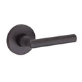 Entry Tube Lever and Contemporary Round Rose Venetian Bronze Finish F210712