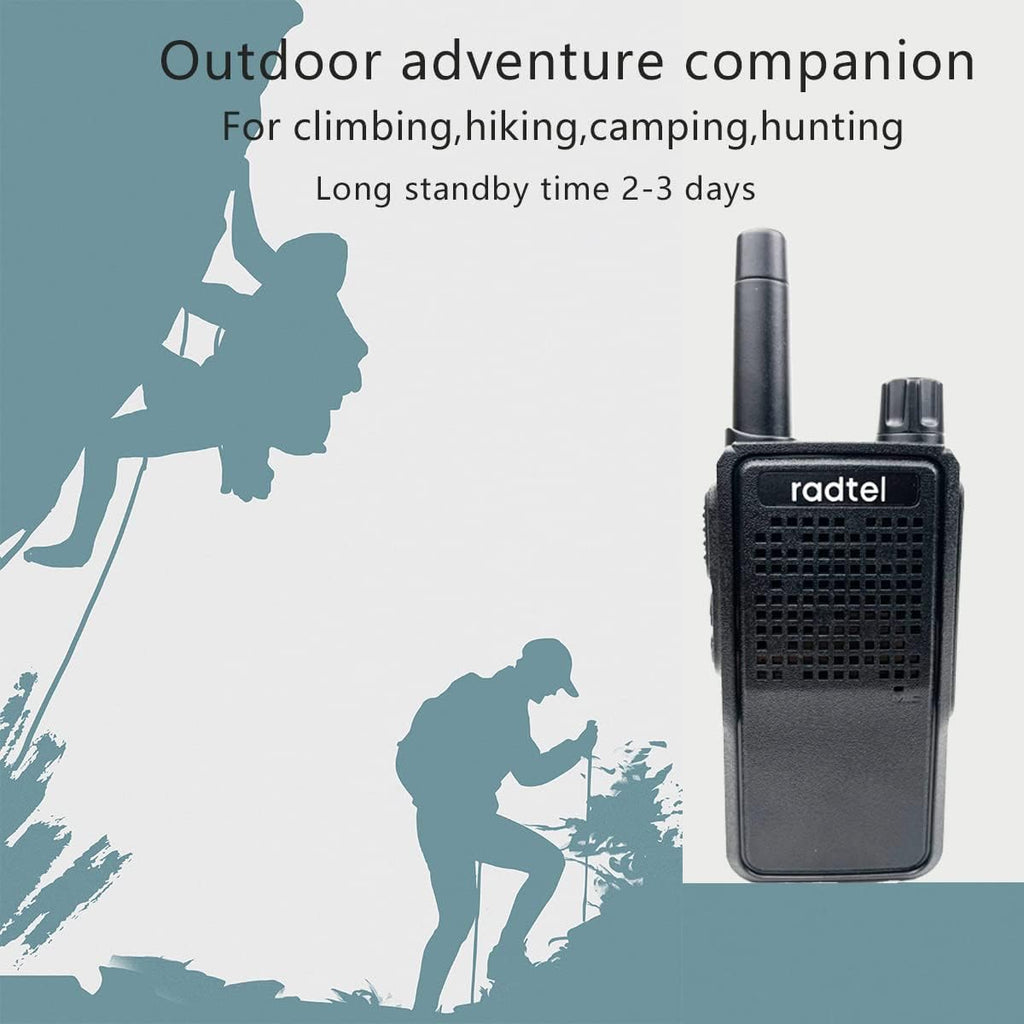 4 Pack Rechargeable Two Way Radio Walkie Talkies X6387