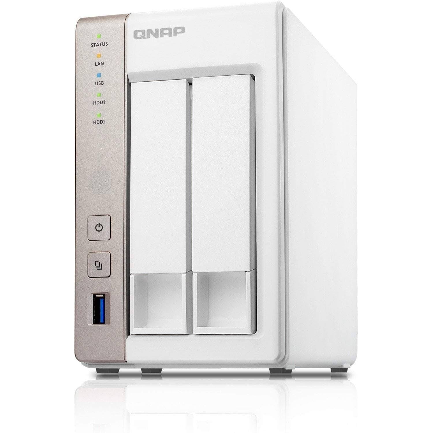 2Bay NAS Celeron Quad Core 2.0GHz 2GB DDR3L Sata U46811