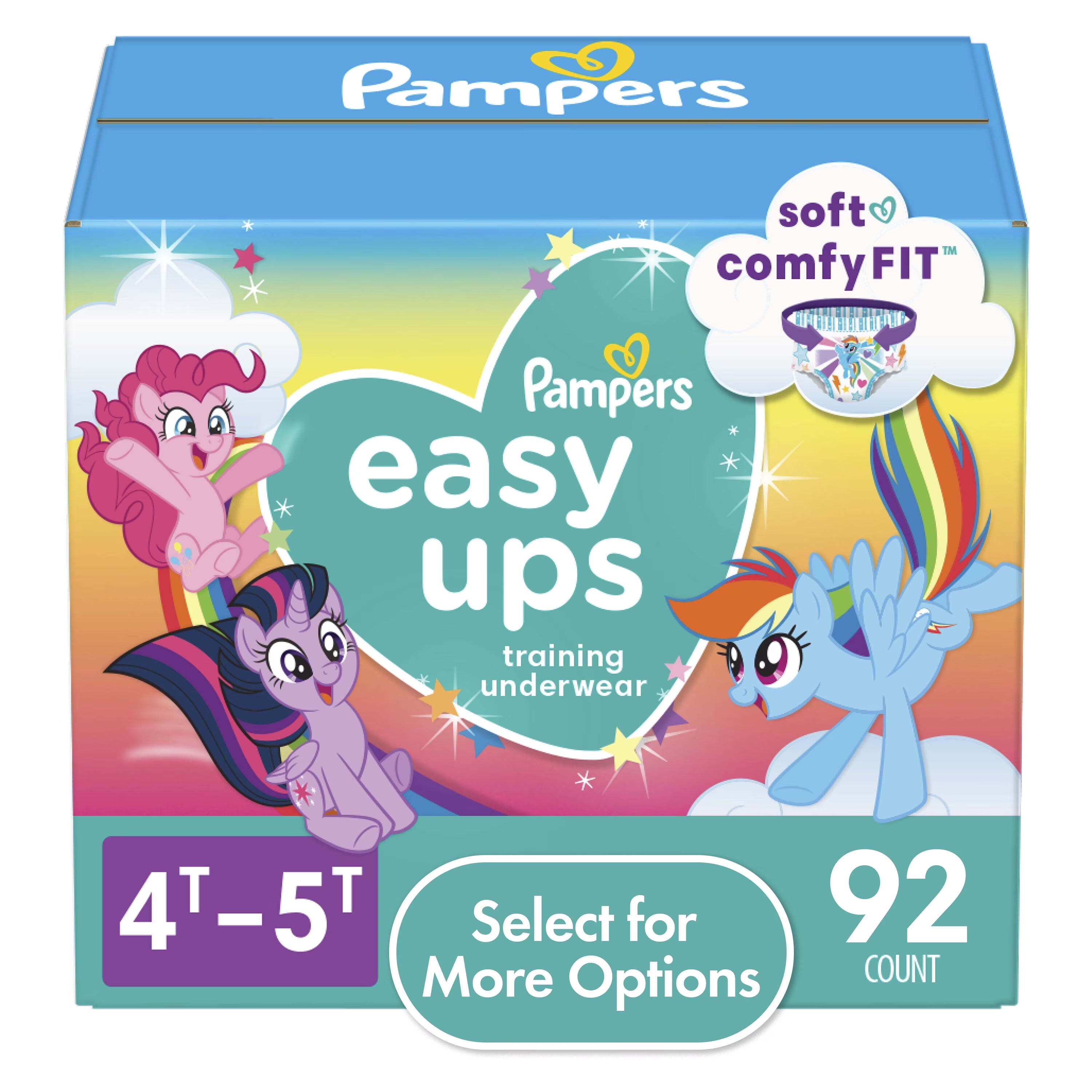 Training Pants Toddler Girls 4T/5T 92 Ct F669632