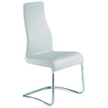 White Leather Dining Chair R942